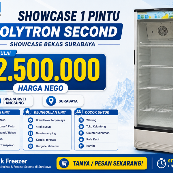 jual showcase bekas surabaya